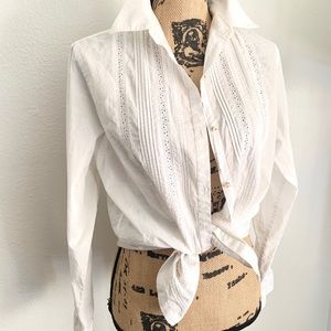 Ralph Lauren Soft White Top